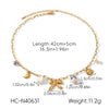 Wholesale Women's Fashionable Geometric Stainless Steel Starfish Turtle Shell Pendant Necklace With Electroplating