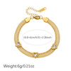 Wholesale Women's Fashionable Heartshaped Gold Plated Stainless Steel Jewelry Bracelet