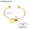 Wholesale Women's Ferris Wheel Fortune Bell Stainless Steel Goldplated Titanium Steel Electroplated Bracelet