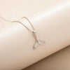 Wholesale Women's Fishtail Clavicle Chain Necklace With Dolphin Silver Pendant Sterling Silver 925