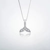 Wholesale Women's Fishtail Clavicle Chain Necklace With Dolphin Silver Pendant Sterling Silver 925