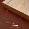 Wholesale Women's Flower Pendant Necklace Copper 925 Silver Zirconia Highend Retro Style