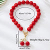 Wholesale Women's Flowershaped Pearl Necklace With Zinc Alloy Pendant And Regular Chain Electroplated Jewelry