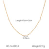 Wholesale Women's French Retro Freshwater Pearl Beaded Stainless Steel Clavicle Chain With Geometric Pattern And Electroplating