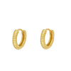 Wholesale Women's French Retro Geometric Copper Plated With Real Gold Earring