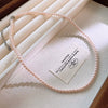 Wholesale Women's French Retro Light Luxury Clavicle Chain Set With Alloy Pendant And Imitation Pearls Electroplating