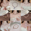 Wholesale Women's French Retro Light Luxury Clavicle Chain Set With Alloy Pendant And Imitation Pearls Electroplating
