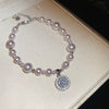 Wholesale Women's French Retro Light Luxury Clavicle Chain Set With Alloy Pendant And Imitation Pearls Electroplating