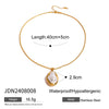 Wholesale Women's French Retro Pearl Earrings Jewelry Titanium Steel Stainless Steel Electroplated
