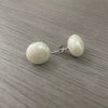 Wholesale Women's Fresh Water Pearl Earrings Copper 14K Gold Plated Geometric Natural Plant Flowers Style