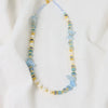 Wholesale Women's Freshwater Pearl Clavicle Chain Necklace With Geometric Design And Electroplating Treatment