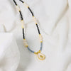 Wholesale Women's Freshwater Pearl Clavicle Chain Necklace With Geometric Design And Electroplating Treatment