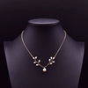 Wholesale Women's Freshwater Pearl Clavicle Chain Necklace With Geometric Design And Electroplating Treatment