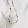 Wholesale Women's Freshwater Pearl Clavicle Chain Necklace With Geometric Design And Electroplating Treatment