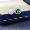 Wholesale Women's Freshwater Pearl Ring Copper Material Round Shape Light Luxury Fashion Jewelry