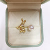 Wholesale Women's Freshwater Pearl Ring With Copper Accessories And Round Shape