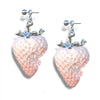 Wholesale Women's Fruit Patterned Copper And Resin Electroplated Necklace With Oshaped Chain Luxury Jewelry