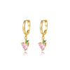 Wholesale Women's Fruit Shape S925 Sterling Silver Inlaid Zircon Earrings