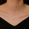 Wholesale Women's Full Diamond Eight Awn Star 925 Silver Necklace With Cross Chain Pendant