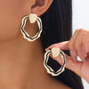 Wholesale Women's Geometric Alloy Electroplated Earrings