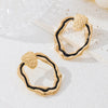 Wholesale Women's Geometric Alloy Electroplated Earrings