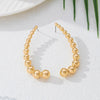 Wholesale Women's Geometric Alloy Electroplated Fashion Bead Earrings