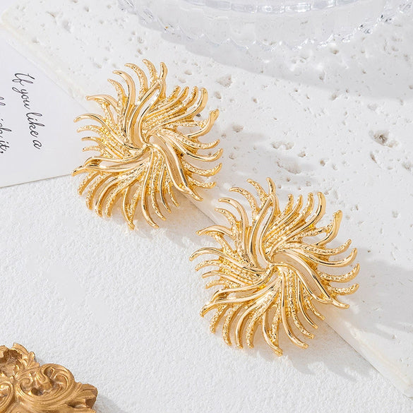 Wholesale Women's Geometric Alloy Electroplated Fashion Earrings