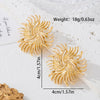Wholesale Women's Geometric Alloy Electroplated Fashion Earrings