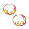 Wholesale Women's Geometric Alloy Electroplated Hoop Earrings Accessories