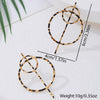 Wholesale Women's Geometric Alloy Electroplated Stainless Steel Earrings Versatile Style