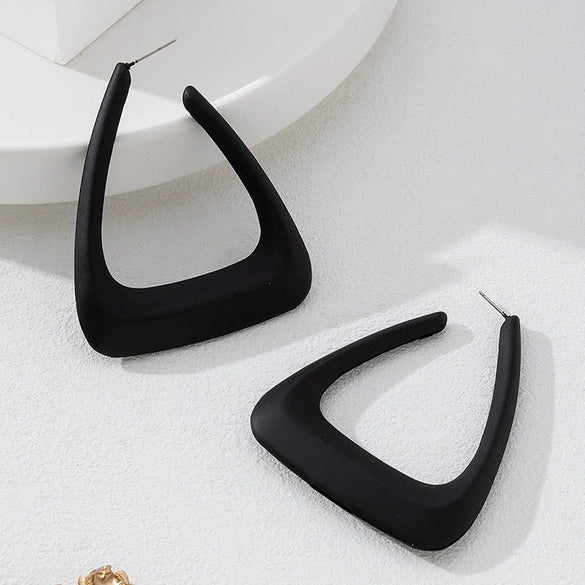 Wholesale Women's Geometric Alloy Electroplated Stainless Steel Earrings