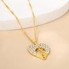 Wholesale Women's Geometric Alloy Gold Plated Copper Pendant Necklace With Electroplating