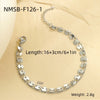 Wholesale Women's Geometric And Heart Shape 18K Gold Electroplated Stainless Steel Bracelet In Fashion Style