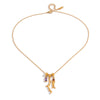 Wholesale Women's Geometric Animal Stainless Steel Fish Pendant Necklace With Vacuum Real Gold Plating