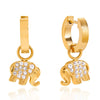 Wholesale Women's Geometric Animal Style Stainless Steel Electroplated Earrings And Ear Clips