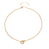 Wholesale Women's Geometric Animal Zodiac Stainless Steel 18K Gold Plated Pendant Necklace
