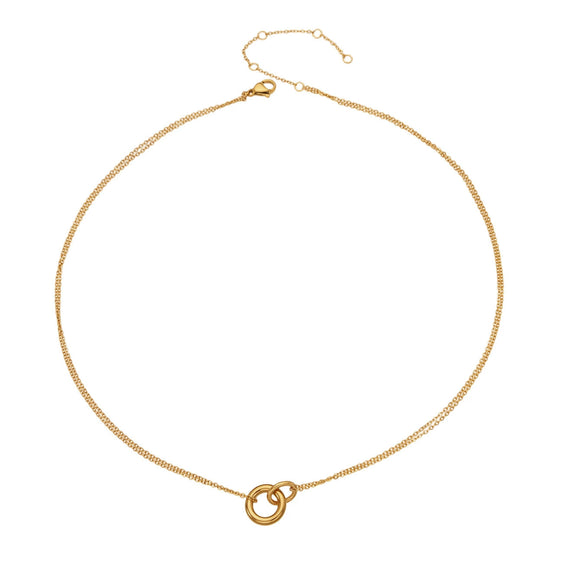 Wholesale Women's Geometric Animal Zodiac Stainless Steel 18K Gold Plated Pendant Necklace