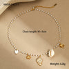 Wholesale Women's Geometric Baroque Imitation Pearl Stainless Steel 18K Electroplated Necklace Light Luxury Jewelry