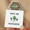 Wholesale Women's Geometric Cactus Tree Ring 925 Sterling Silver Green Zircon Electroplated
