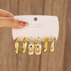 Wholesale Women's Geometric Ccb Electroplated Earrings