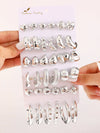 Wholesale Women's Geometric Ccb Electroplated Earrings