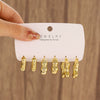 Wholesale Women's Geometric Ccb Electroplated Earrings