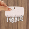 Wholesale Women's Geometric Ccb Electroplated Earrings