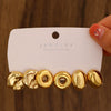 Wholesale Women's Geometric Ccb Electroplated Earrings