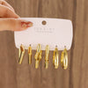 Wholesale Women's Geometric Ccb Electroplated Earrings