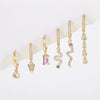 Wholesale Women's Geometric Copper Earrings Inlaid Zircon With Snake And Animal Patterns