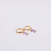 Wholesale Women's Geometric Copper Earrings With Diamond Design And High Color Retention