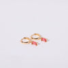 Wholesale Women's Geometric Copper Earrings With Diamond Design And High Color Retention
