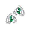 Wholesale Women's Geometric Copper Earrings With Flower And Leaf Patterns Allmatch And Fashionable