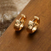 Wholesale Women's Geometric Copper Earrings With Real Gold Plating